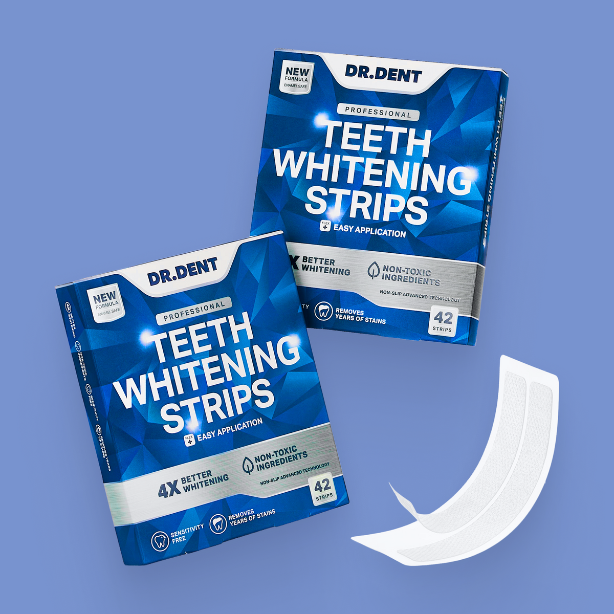 Bandes blanchissantes de qualité supérieure pour les dents (42 bandes) 0