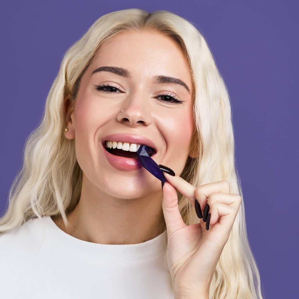 Bandes blanchissantes violettes 3