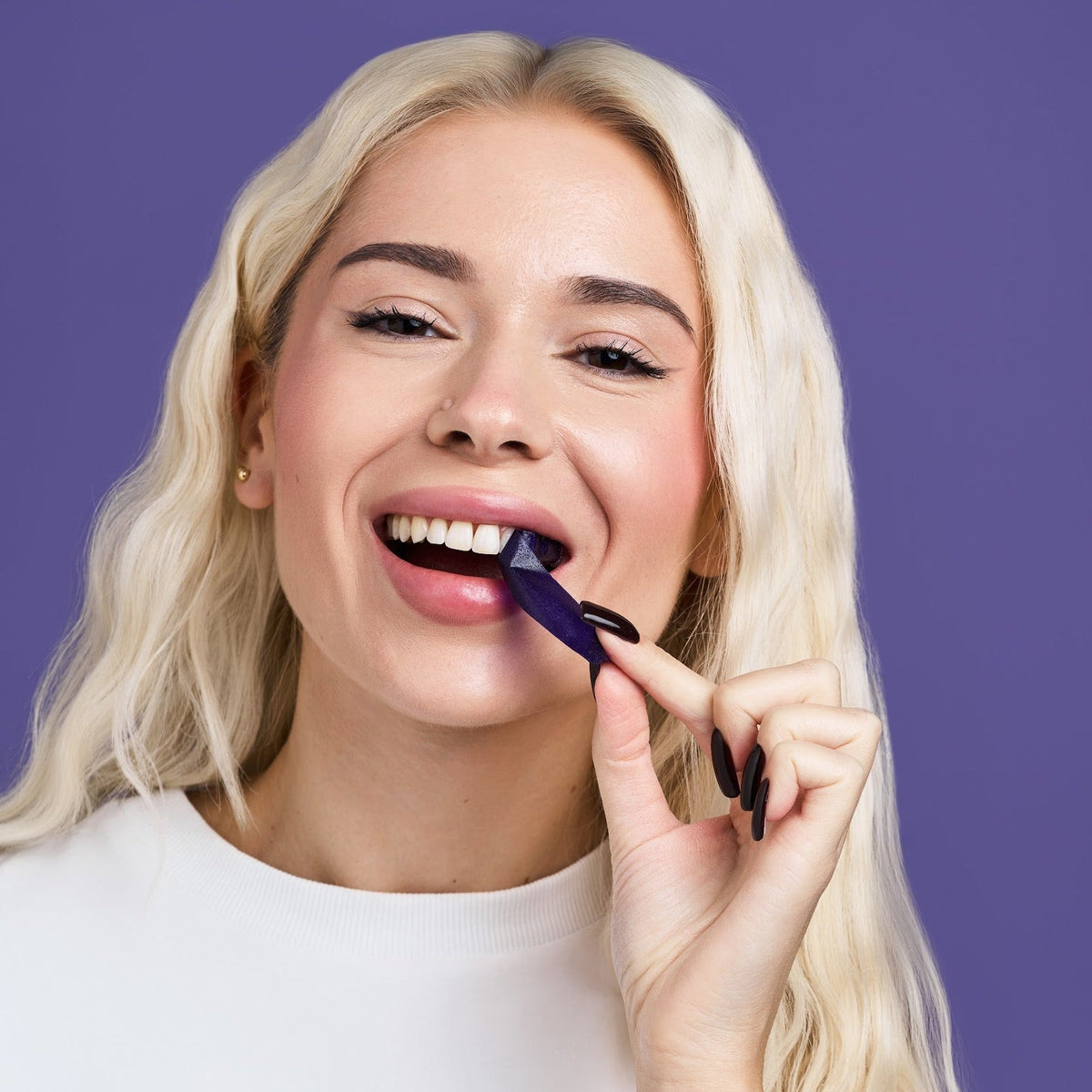 Bandes blanchissantes violettes 3