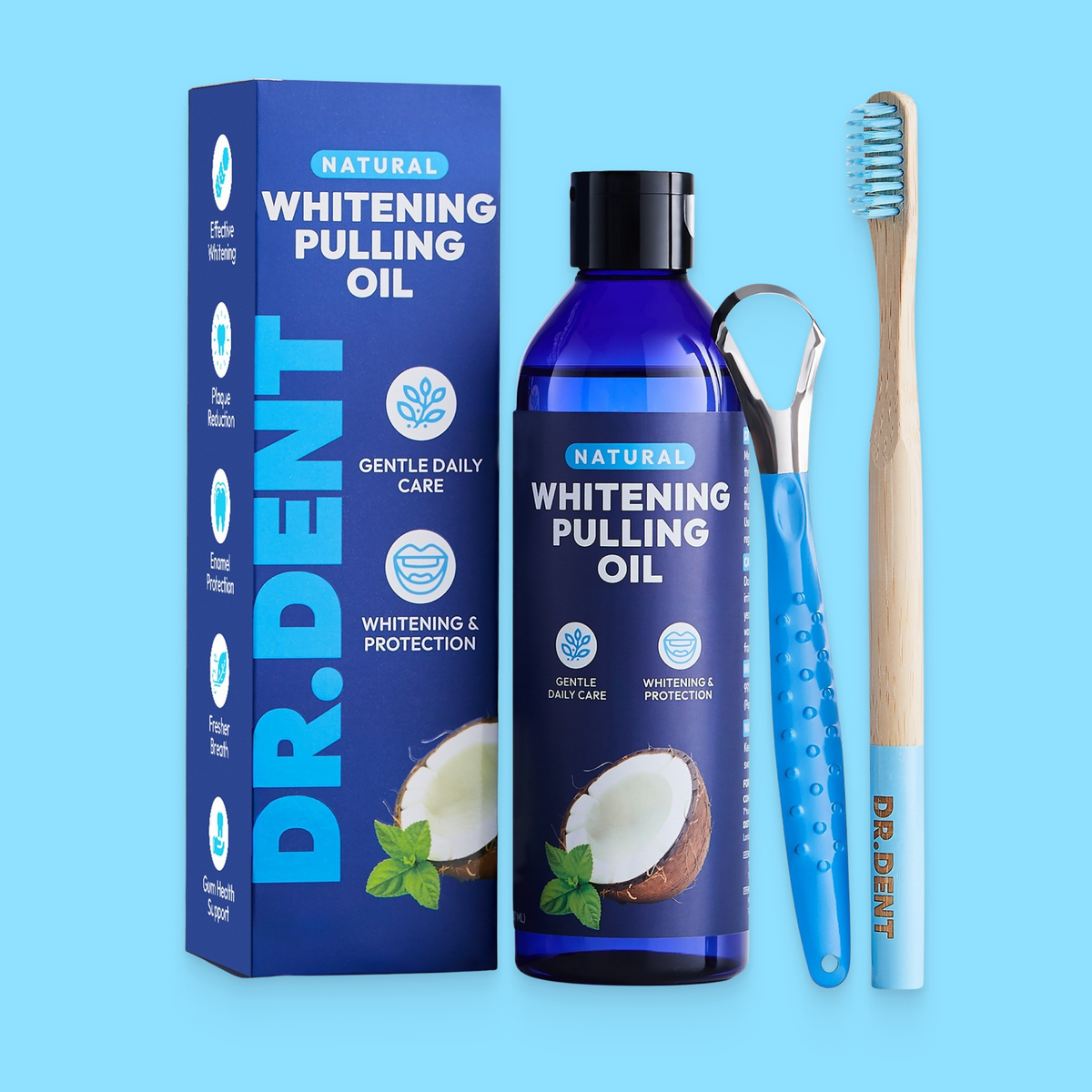 Huile de bain de noix de coco blanchissante 0