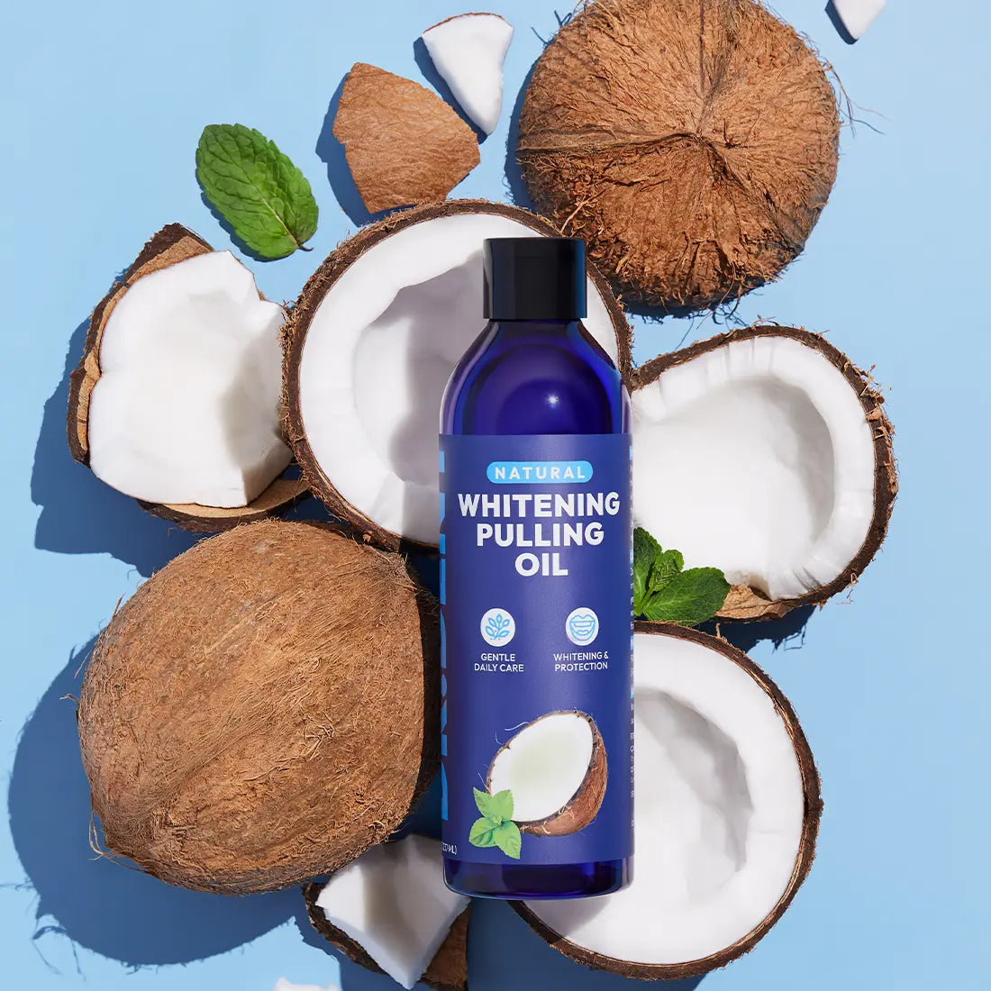 Huile de bain de noix de coco blanchissante 3