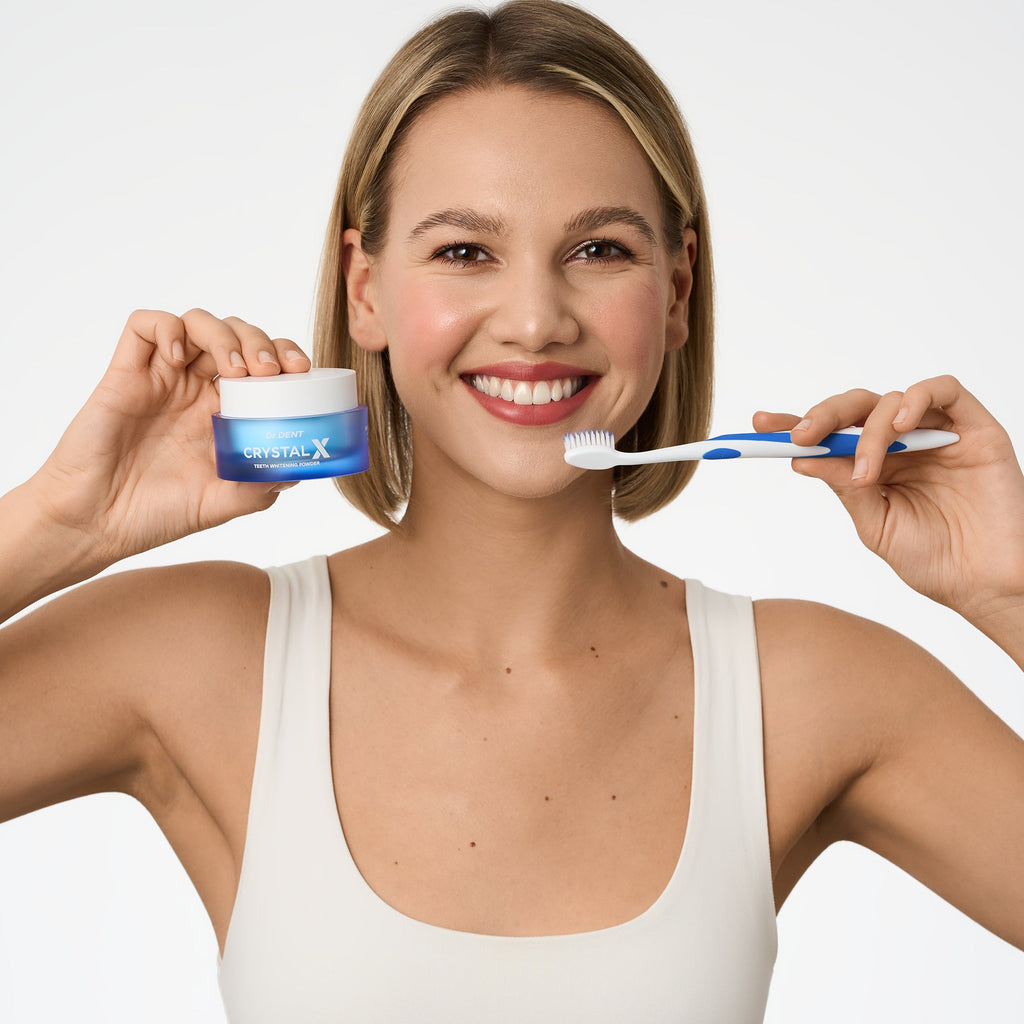 Poudre blanchissante pour les dents Crystal X 2